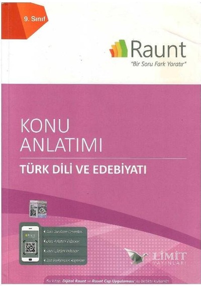 Limit Ve Raunt Yayınları 9. Sınıf Türk Dili Ve Edebiyatı Konu Anlatımı