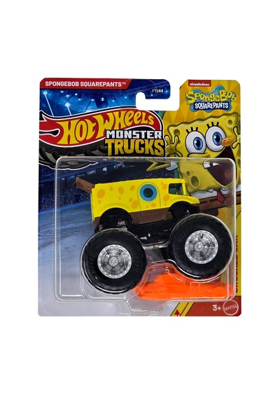 1:64 Hot Wheels Monster Trucks Araba Fyj44 - Spongebob Squarepants