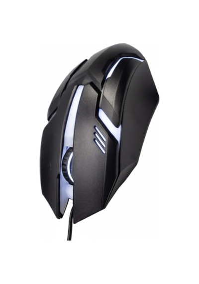Işıklı Kablolu Oyuncu Mouse Ergonomik Gaming Mouse Siyah Led Işıklı Fare Oyuncu Ofis Mouse Diğer