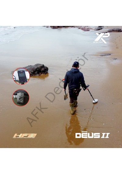 Xp Deus Iı Rc Metal Dedektörü 24x13 Cm Hf2 Başlık + Fx03 Kablolu Kulaklık Altın Arama