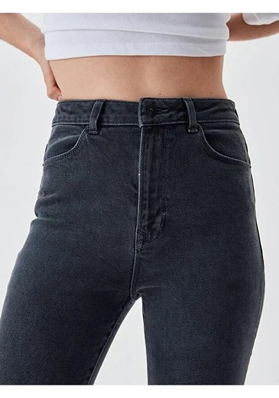 Ltb Dores Aıra Slım Mom Jean Yüksek Bel Pantolon Koyu Mavi