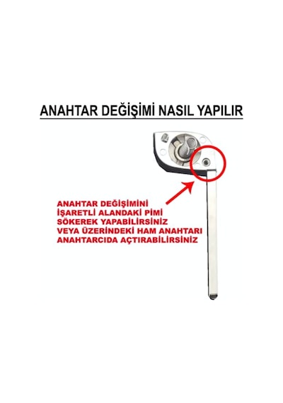 Chevrolet Cruze Vidalı Logolu Anahtar Kumanda Kabı Oto Anahtarlığı
