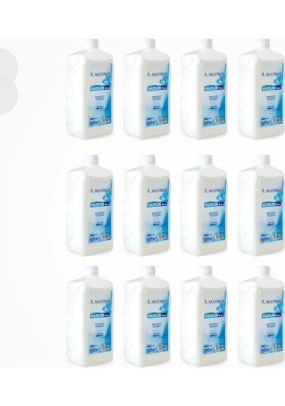 Multiplus Sıvı Vazelin Krem Ve Losyonlar İçin 1 Litre - 12 Adet