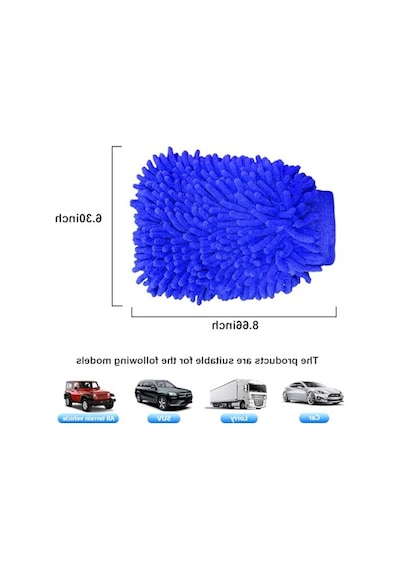 Premium Yumuşak Mikrofiber Yıkama Eldiveni, Çift Taraflı Ve Çizilmez 256