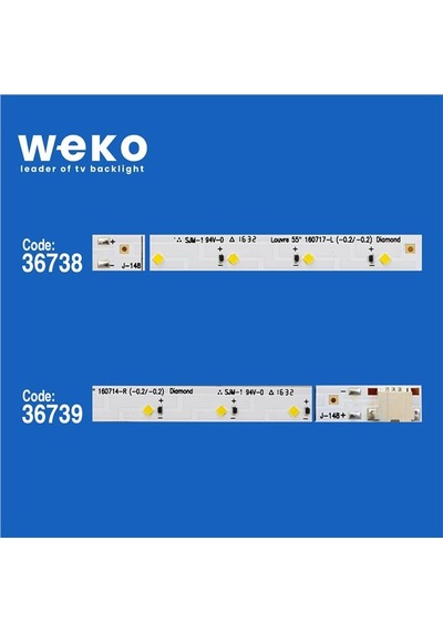 Samsung Uyumlu Ue55k5100 55'' İnç 2 Adet Tv Led Bar Tvnizi Açıp İçindeki Led Barla Birebir Aynısı Olduğunu Görmeden Almayınız. Sonrasında İade Almamaktayız.