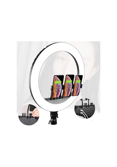 Zore RL-18 18" Işıklı Telefon Tutucu Ring Light