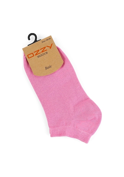Ozzy Socks 4lü Ekonomik Pamuklu Renkli Kadın Patik Mavi