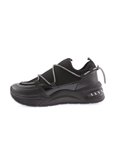 Dgn X29-1720-23y Kadin Kalin Taban Fileli Lastik İp Detayli Sneakers Ayakkabi X29-1720-R1534 Siyah Dgn X29-1720-23y Kadin Kalin Taban Fileli Lastik İp Detayli Sneakers Ayakkabi X29-1720-R1534 Siyah
