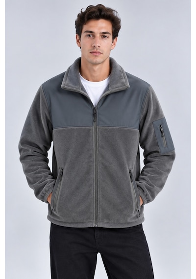 Parshey Erkek Softshell Polar Ceket Su Geçirmez Tam Fermuarlı Rahat Günlük Kullanım Çok Renkli