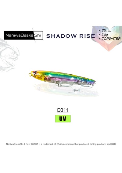 Nanıwaosakashı Shadow Rıse 75mm 7.8g C011