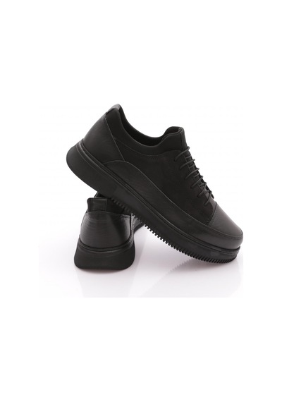 Dgn 1502 Erkek Bağcikli Sneakers Ayakkabi Siyah