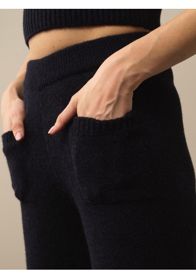Xint Lacivert Lüks Pamuk Dokulu Regular Fit Pantolon 850959