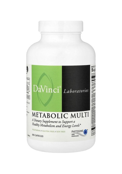Davinci Laboratories, Metabolic Multi, 180 Capsules
