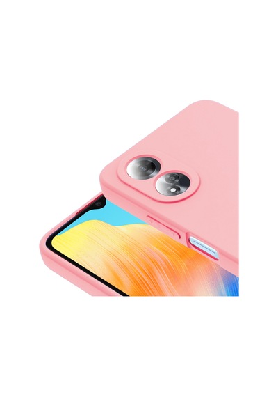 Oppo A60 Kılıf Yumuşak Silikon Kamera Korumalı Lansman Pazarplus Koyu Mor