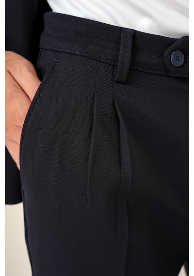 Efor P 1164 Slim Fit Siyah Klasik Pantolon Siyah