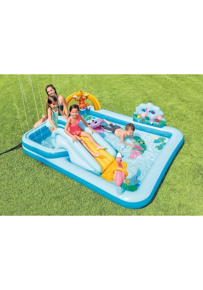 Intex 57161 Vahşi Hayat Oyun Havuzu 244x198cm Çok Renkli