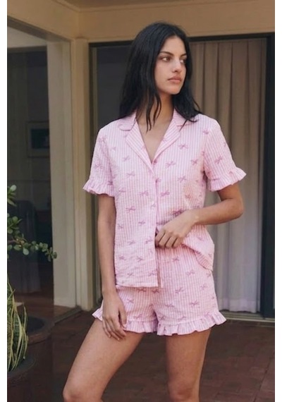 Norcia Sports Kadın Esnek Şortlu Bol Pembe Pijama Takımı Çok Renkli - 929322395 Çok Renkli - 929322395 Çok Renkli Norcia Sports Kadın Esnek Şortlu Bol Pembe Pijama Takımı Çok Renkli - 929322395 Çok Renkli - 929322395 Çok Renkli