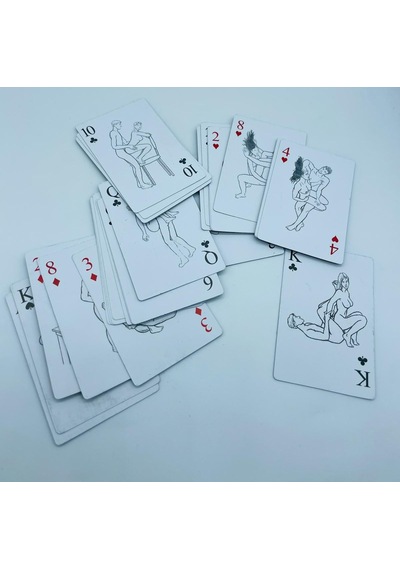 Kamasutra İskambil Kağıtları -pozisyon Oyunkartları//54lü-a/30