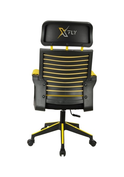 Xfly Plastik Ayaklı Oyuncu Koltuğu - Sarı File - 2395D0551