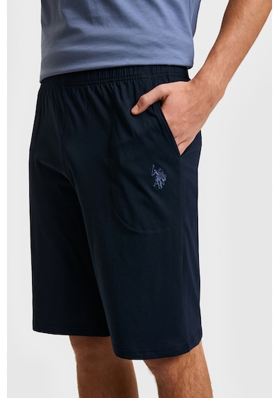 U.s. Polo Assn. Erkek İndigo Pijama Takım 50326136-vr028