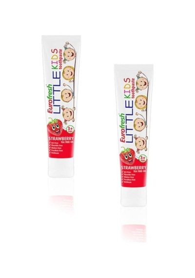 Eurofresh 3 Yaş Üzeri Çocuklar Için Çilek Aromalı Diş Macunu- Little Kids 50 G X 2 Adet