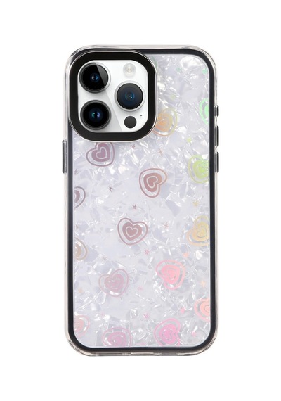 Apple iPhone Uyumlu, 15 Pro Lumi Desenli Kapak - Siyah