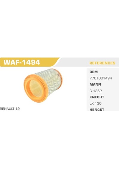 WINKEL WAF-1494 Hava Filtresi R12