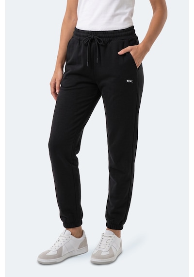 Slazenger Merya I Kadın Slim Fit Siyah Eşofman Altı