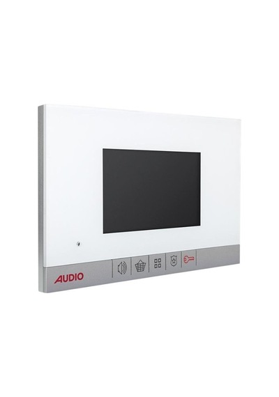 Audio 001188 Görüntülü Diafon 7 İnç Mekanik Buton Beyaz Gd-18