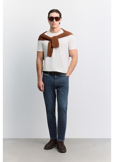 Avva Erkek Ekru Bisiklet Yaka Soft Touch Premium Basic Regular Fit T-shirt A62y1037 Avva Erkek Ekru Bisiklet Yaka Soft Touch Premium Basic Regular Fit T-shirt A62y1037