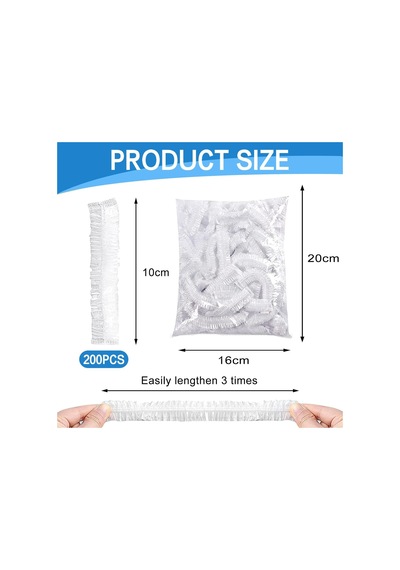 200 Adet Elastik Kapak, Tekrar Kullanılabilir Elastik Kapak, Plastik Saklama Torbası, Tekrar Kullanılabilir Saklama Folyosu, Tek Kullanımlık Saklama Torbası, Artıklar, Meyveler, Toz Koruması İçin Beyaz - Çok Renkli 200 Adet Elastik Kapak, Tekrar Kullanılabilir Elastik Kapak, Plastik Saklama Torbası, Tekrar Kullanılabilir Saklama Folyosu, Tek Kullanımlık Saklama Torbası, Artıklar, Meyveler, Toz Koruması İçin Beyaz - Çok Renkli