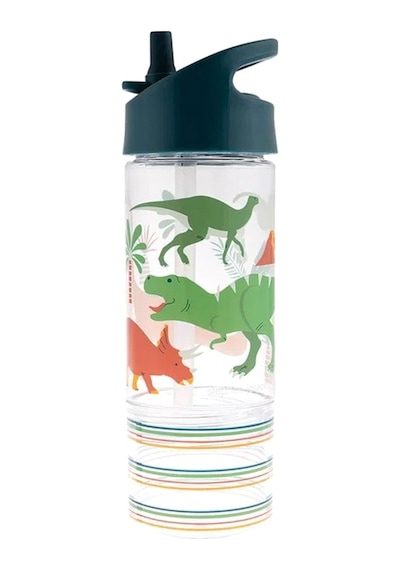 Stephen Joseph Atıştırmalık Bölmeli Pipetli Suluk 350 Ml Dinozor STANDART