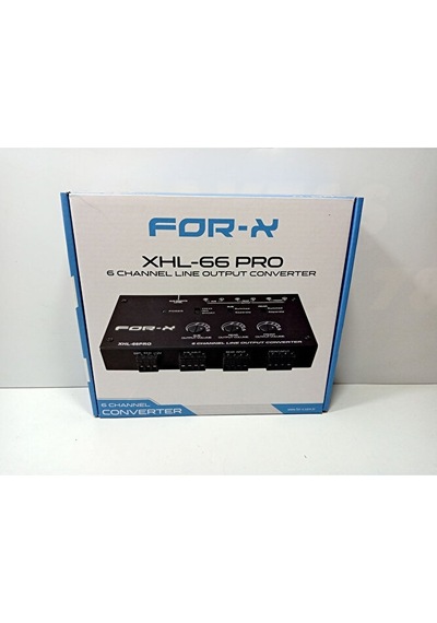 6 Kanal Deck Çevirici For-x Xhl-66pro 6 Kanal Amfi Dönüştürücü
