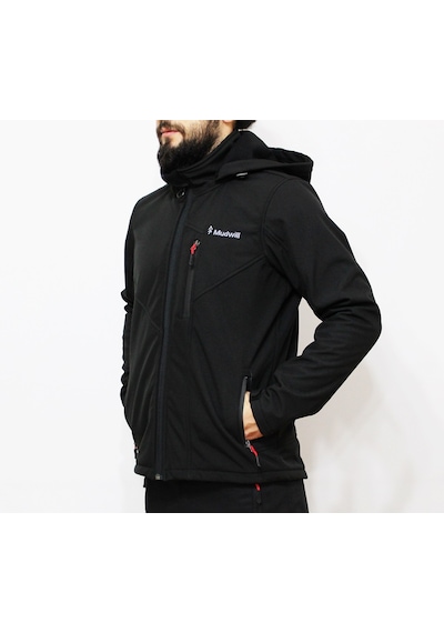 Mudwill Softshell Erkek Mont Ceket Siyah