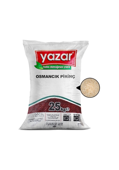 Yazar Osmancık Pirinç Yerli 25 KG