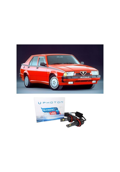 Alfa Romeo 75 Uzun + Kısa Far Ampulü H4 Ultimate Yeni Seri Beyaz 1985-1992