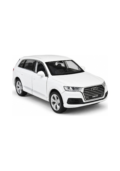 Welly 43706 Audi Q7 1:36 Ölçek 12 Cm Çek Bırak Diecast Beyaz Metal Model Araba