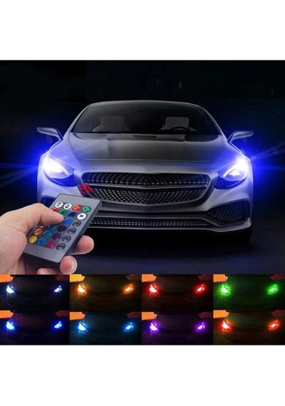 Kumandalı Rgb T10 Park Ledi Far Ledi Renkli Park Ampulü