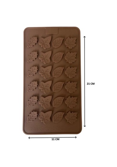 Silikon Çikolata Kalıbı Yaprak 21 11 Cm