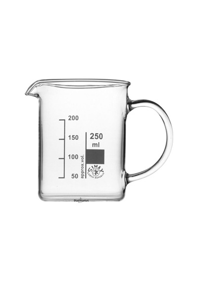 Simax Kulplu Cam Beher 250 ML Kısa Form Isıya Dayanıklı Beak...