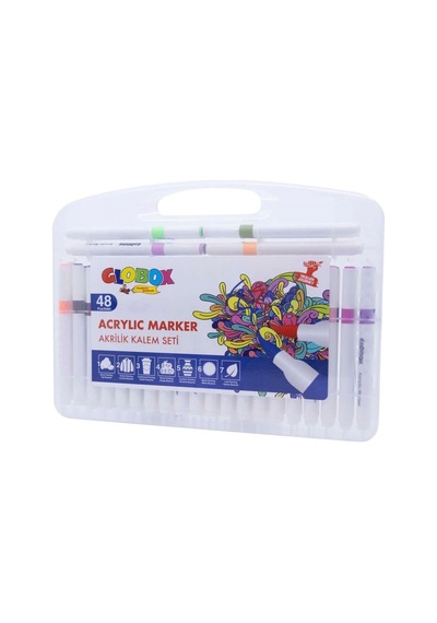 Akrilik Marker Kalem Seti 48 Renk