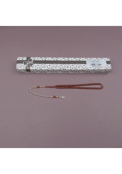 Sıkma Kehribar Bilek Boy Kesme Kesim 4x7mm Sallama Tesbih Kahverengi