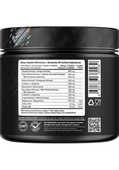 Kingsize Nutrition Off Cycle 180 Tablet
