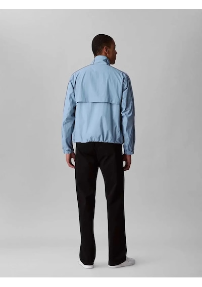 Calvin Klein Ls Crınkle Stand Collar Track Ja Mavi Erkek Ceket