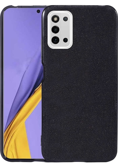 Effox Galaxy Uyumlu A03s Kılıf Shining Silikon - Siyah Siyah