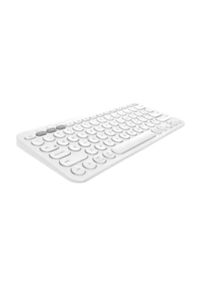 Siyah Kablosuz K380 Beyaz Bluetooth Klavye