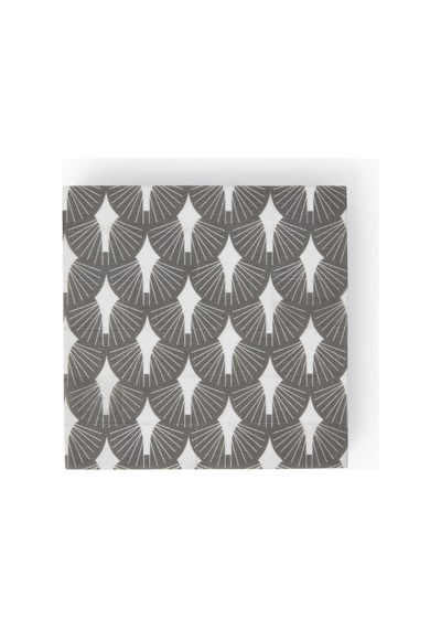 Yargıcı Çiçek Desenli Kare Bardak Altlığı 10x10 Cm 26knhs1019m St