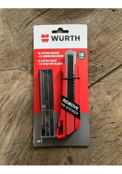 Würth Ultra Maket Bıçağı Falçata Yedekli Maket Bıçak Germany