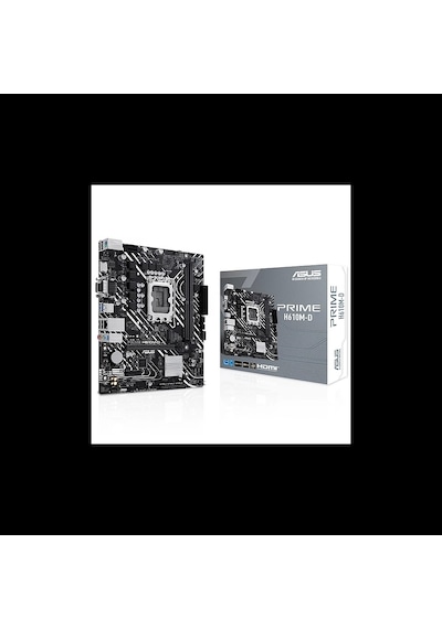 Asus Prıme H610m-d, 2xddr5, M.2, D-sub, Hdmı, Rs232 Port, 12-13.14.nesil, Lga1700 Soket, Anakart