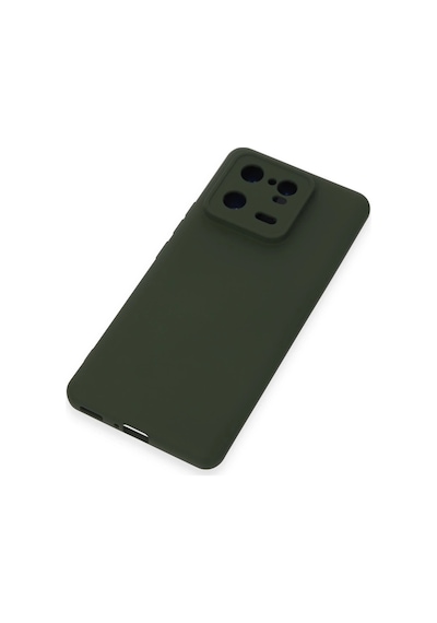 Newface - 253 - Xiaomi Mi 13 Pro Kılıf Nano İçi Kadife Silikon - - Ece-umay - Koyu Yeşil
